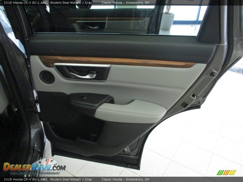2018 Honda CR-V EX-L AWD Modern Steel Metallic / Gray Photo #19