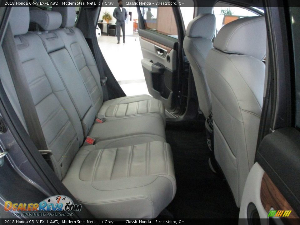 2018 Honda CR-V EX-L AWD Modern Steel Metallic / Gray Photo #21