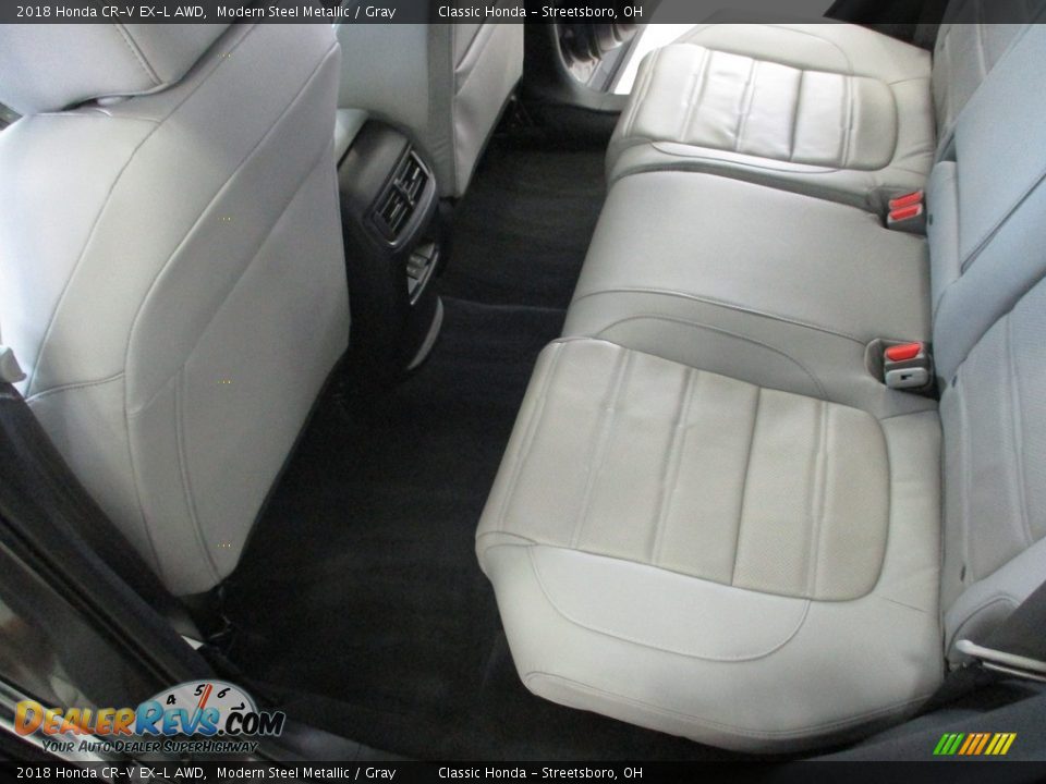 2018 Honda CR-V EX-L AWD Modern Steel Metallic / Gray Photo #24