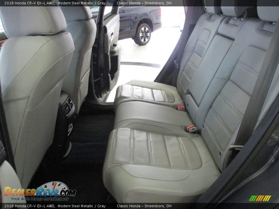 2018 Honda CR-V EX-L AWD Modern Steel Metallic / Gray Photo #25