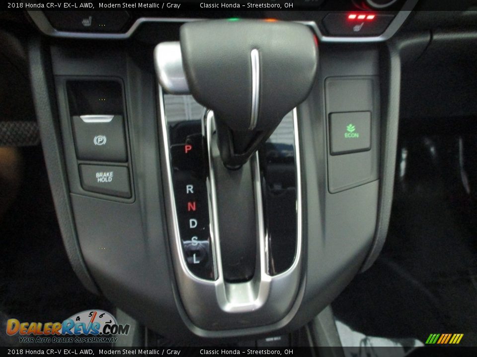 2018 Honda CR-V EX-L AWD Modern Steel Metallic / Gray Photo #35