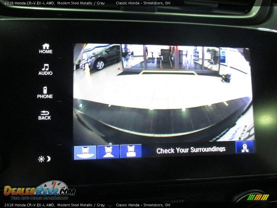 2018 Honda CR-V EX-L AWD Modern Steel Metallic / Gray Photo #36