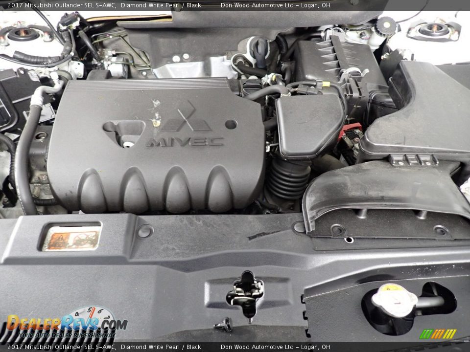 2017 Mitsubishi Outlander SEL S-AWC 2.4 Liter DOHC 16-Valve MIVEC 4 Cylinder Engine Photo #7