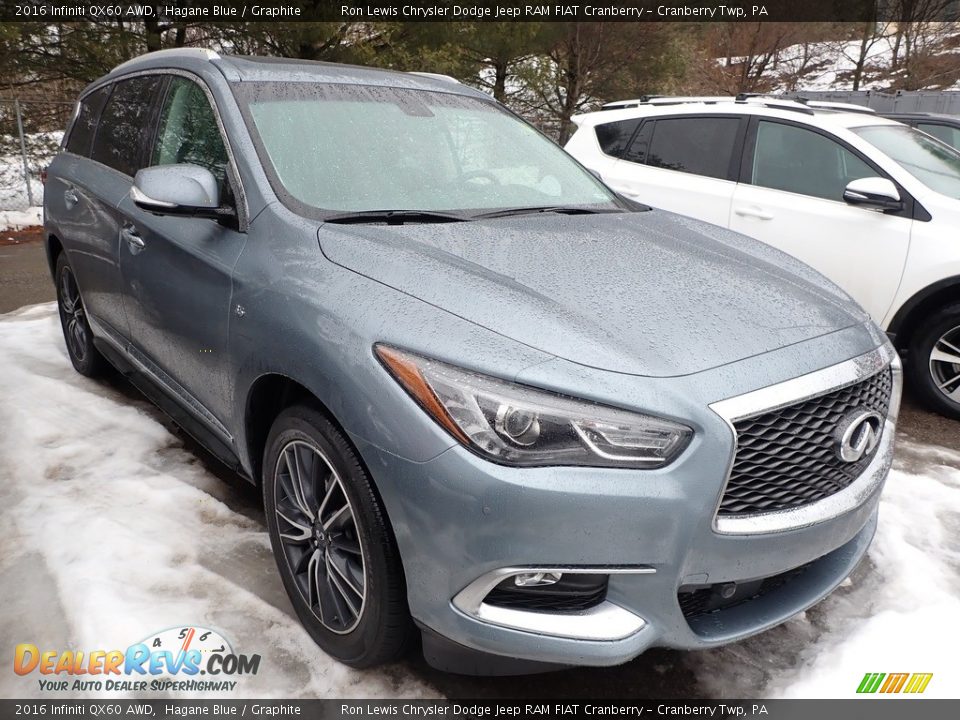Front 3/4 View of 2016 Infiniti QX60 AWD Photo #2
