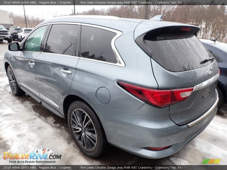 2016 Infiniti QX60 AWD Hagane Blue / Graphite Photo #4