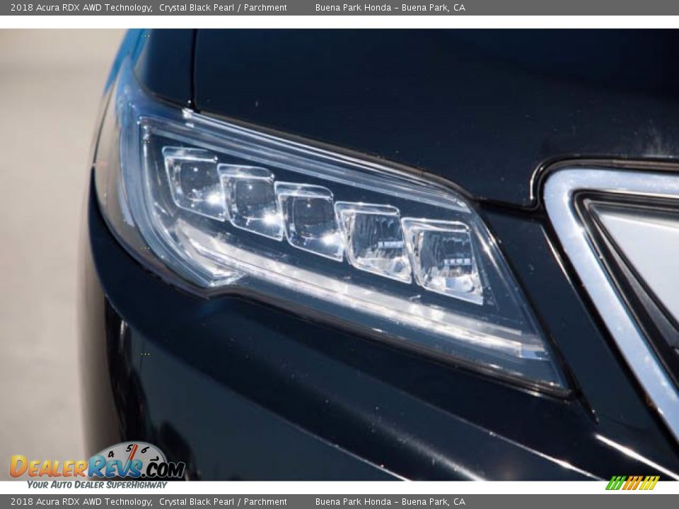 2018 Acura RDX AWD Technology Crystal Black Pearl / Parchment Photo #8