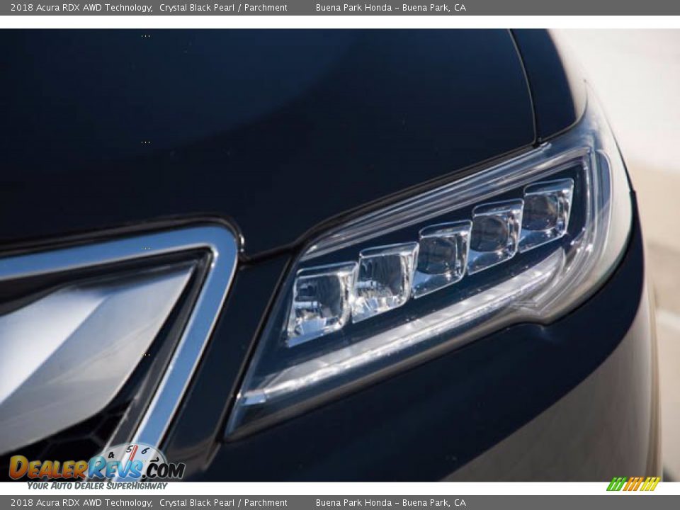 2018 Acura RDX AWD Technology Crystal Black Pearl / Parchment Photo #9