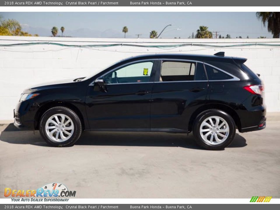 2018 Acura RDX AWD Technology Crystal Black Pearl / Parchment Photo #10