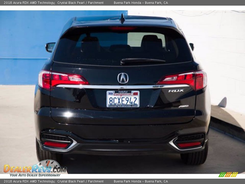 2018 Acura RDX AWD Technology Crystal Black Pearl / Parchment Photo #11