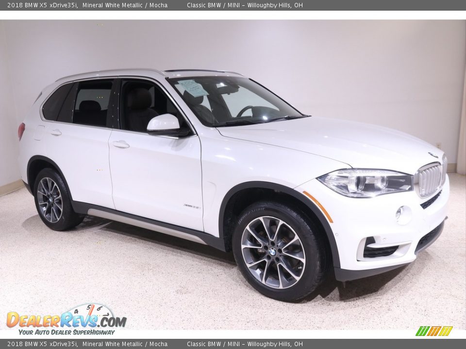 2018 BMW X5 xDrive35i Mineral White Metallic / Mocha Photo #1