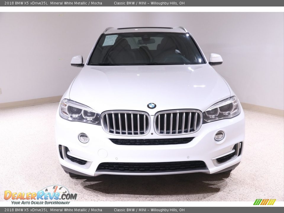 2018 BMW X5 xDrive35i Mineral White Metallic / Mocha Photo #2