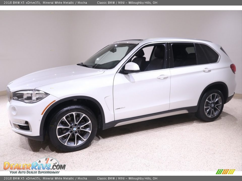 2018 BMW X5 xDrive35i Mineral White Metallic / Mocha Photo #3