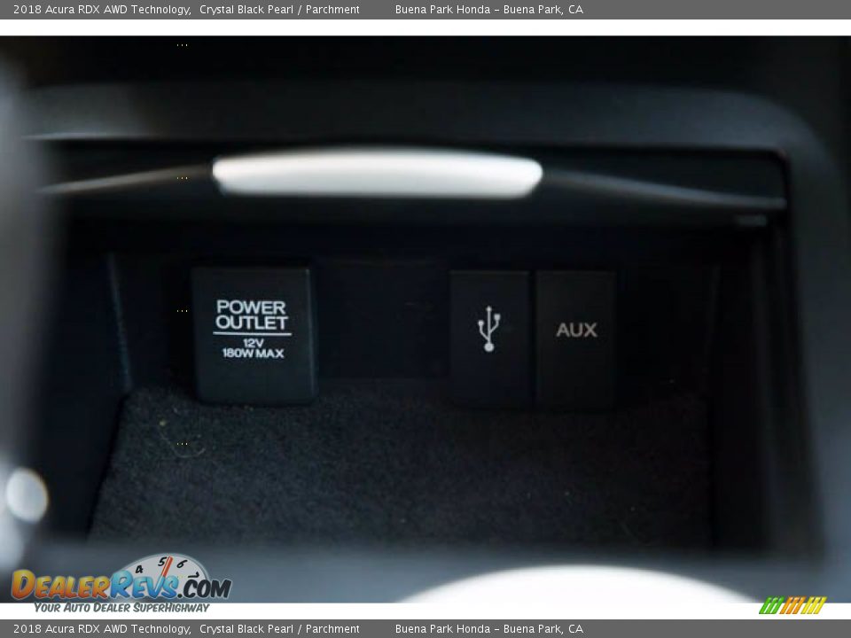 2018 Acura RDX AWD Technology Crystal Black Pearl / Parchment Photo #17