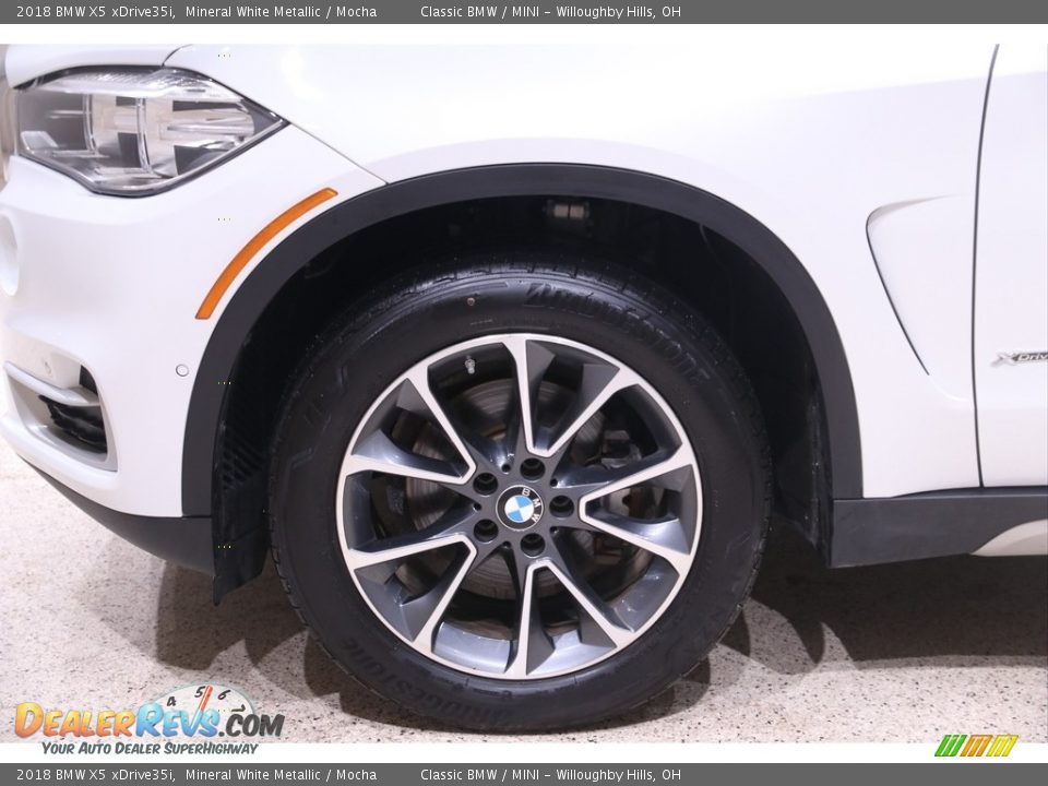 2018 BMW X5 xDrive35i Mineral White Metallic / Mocha Photo #27