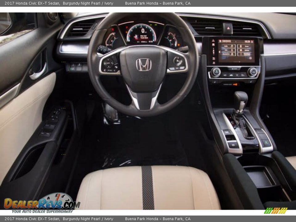 Dashboard of 2017 Honda Civic EX-T Sedan Photo #5
