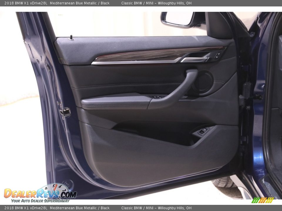 2018 BMW X1 xDrive28i Mediterranean Blue Metallic / Black Photo #4