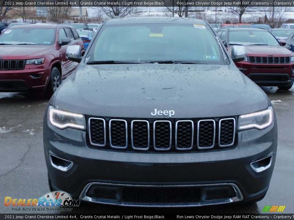 2021 Jeep Grand Cherokee Limited 4x4 Granite Crystal Metallic / Light Frost Beige/Black Photo #2