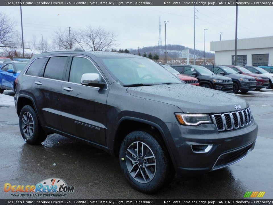 2021 Jeep Grand Cherokee Limited 4x4 Granite Crystal Metallic / Light Frost Beige/Black Photo #3