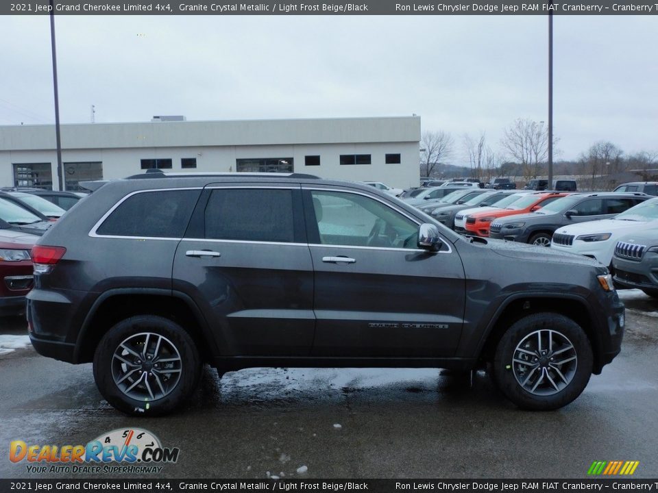 2021 Jeep Grand Cherokee Limited 4x4 Granite Crystal Metallic / Light Frost Beige/Black Photo #4