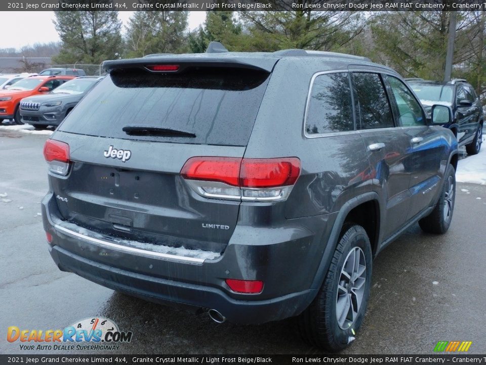 2021 Jeep Grand Cherokee Limited 4x4 Granite Crystal Metallic / Light Frost Beige/Black Photo #5