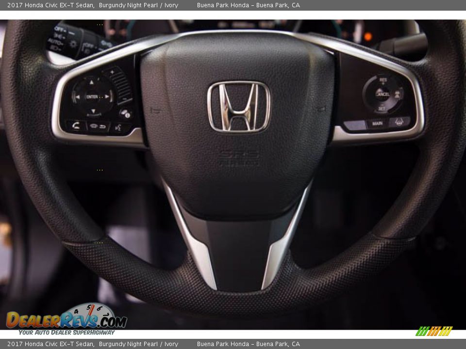 2017 Honda Civic EX-T Sedan Steering Wheel Photo #13