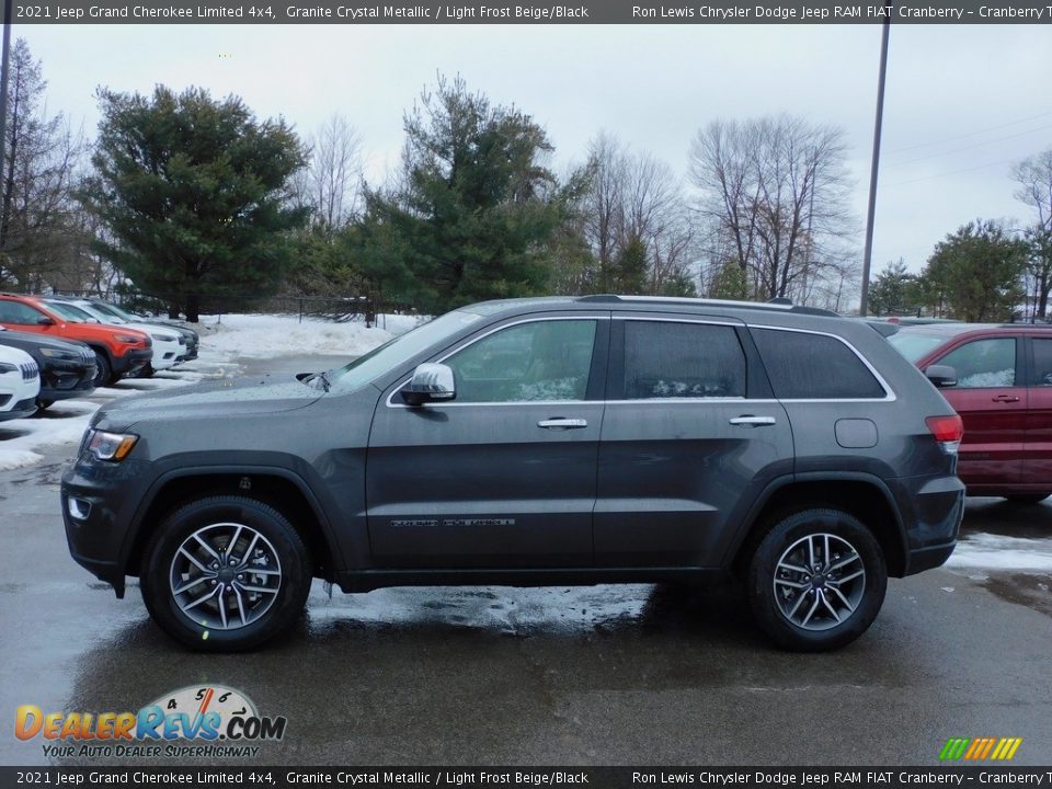 2021 Jeep Grand Cherokee Limited 4x4 Granite Crystal Metallic / Light Frost Beige/Black Photo #9