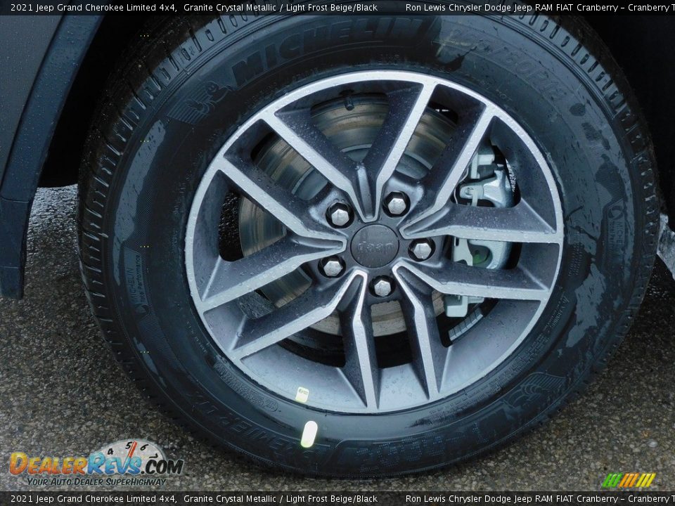 2021 Jeep Grand Cherokee Limited 4x4 Granite Crystal Metallic / Light Frost Beige/Black Photo #10