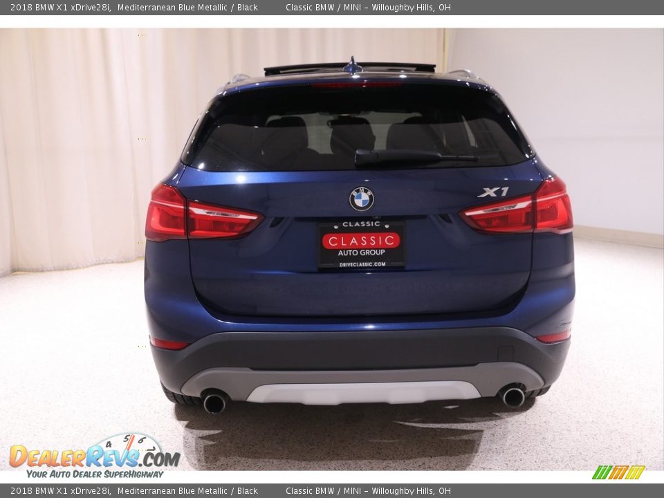 2018 BMW X1 xDrive28i Mediterranean Blue Metallic / Black Photo #23