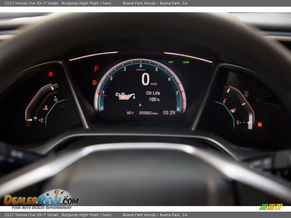 2017 Honda Civic EX-T Sedan Gauges Photo #29