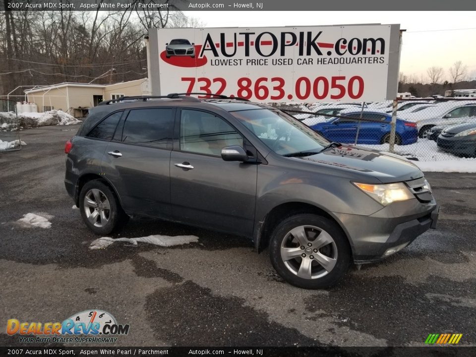 2007 Acura MDX Sport Aspen White Pearl / Parchment Photo #1