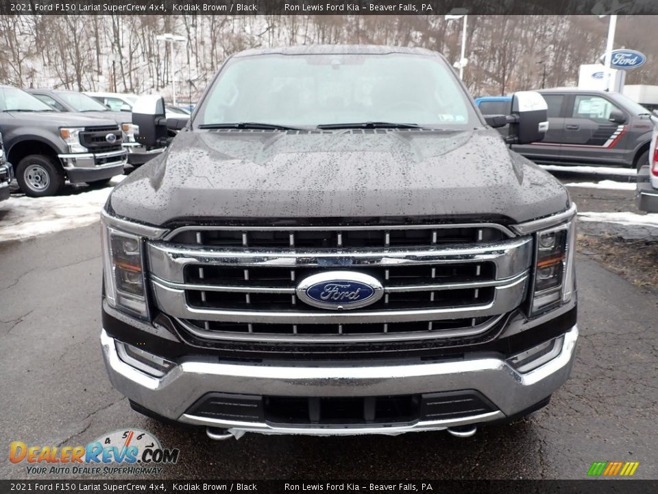 2021 Ford F150 Lariat SuperCrew 4x4 Kodiak Brown / Black Photo #4