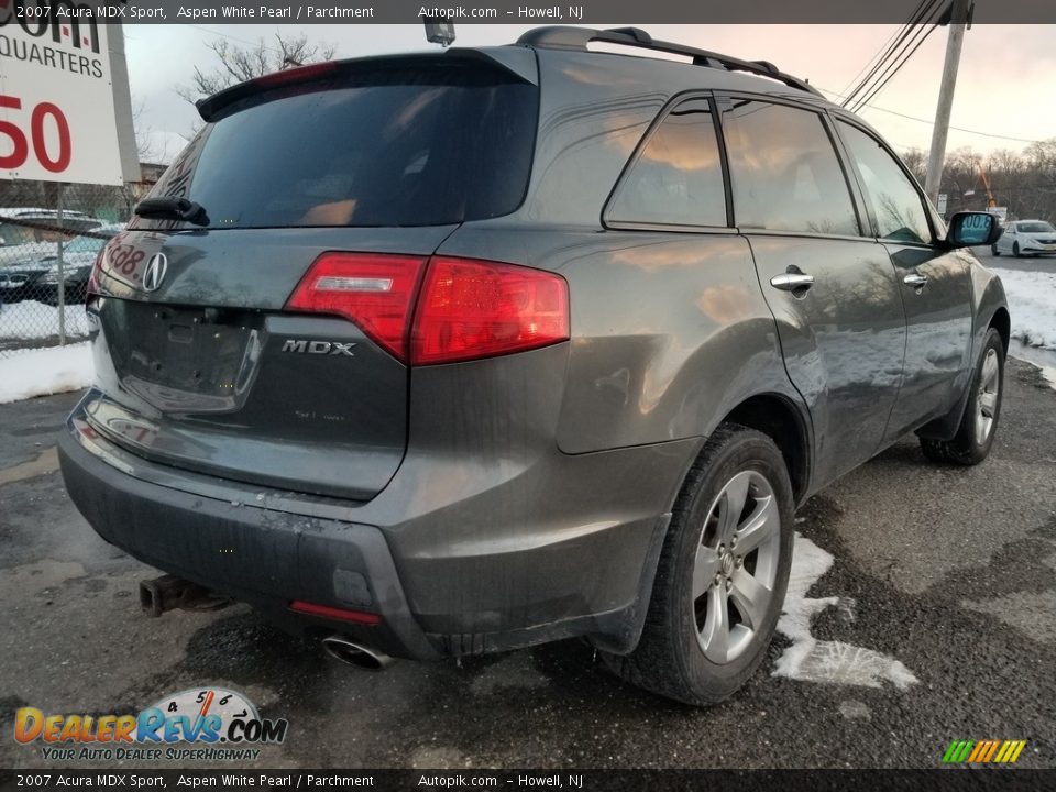 2007 Acura MDX Sport Aspen White Pearl / Parchment Photo #3