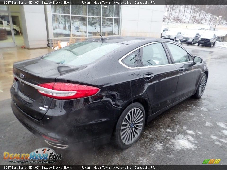 2017 Ford Fusion SE AWD Shadow Black / Ebony Photo #2