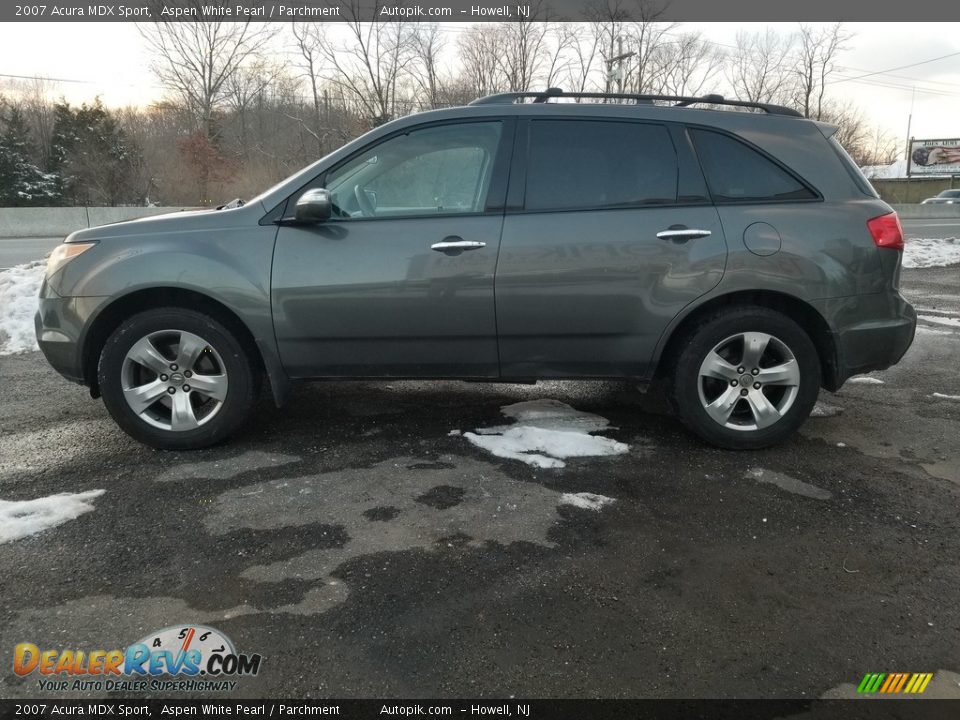 2007 Acura MDX Sport Aspen White Pearl / Parchment Photo #6