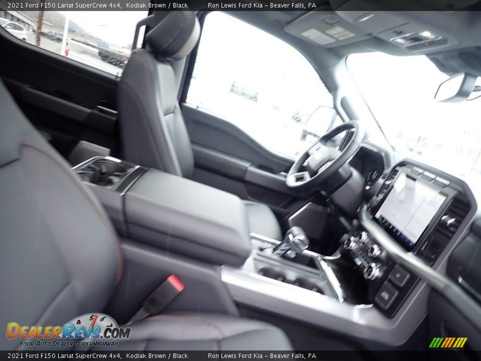 2021 Ford F150 Lariat SuperCrew 4x4 Kodiak Brown / Black Photo #10