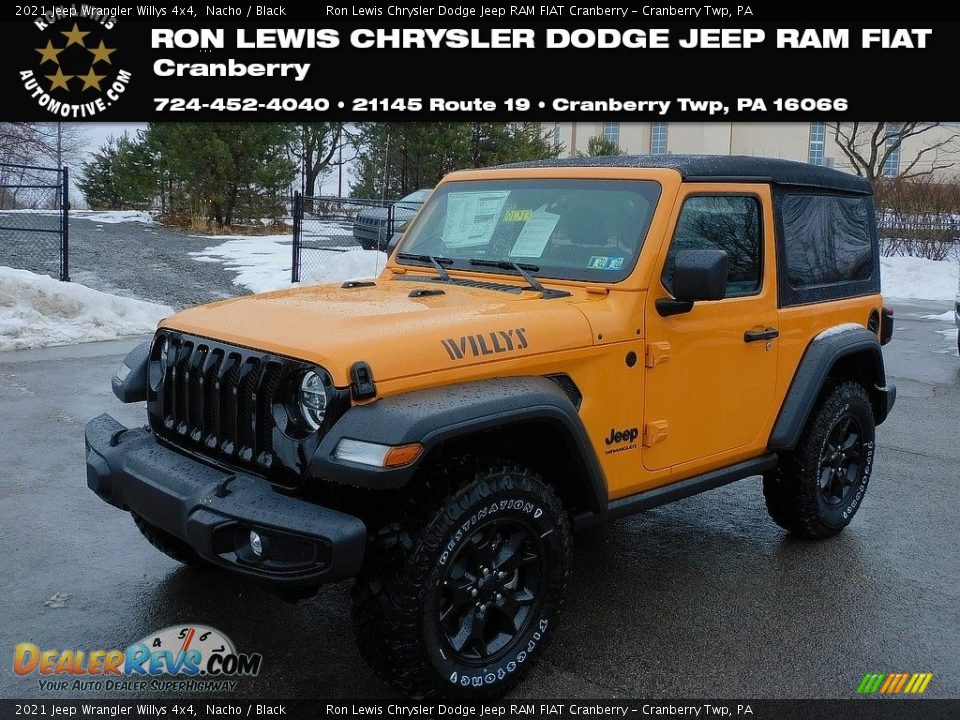 2021 Jeep Wrangler Willys 4x4 Nacho / Black Photo #1