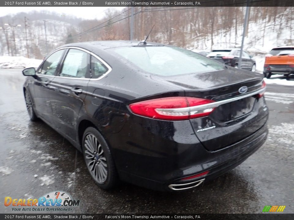 2017 Ford Fusion SE AWD Shadow Black / Ebony Photo #5