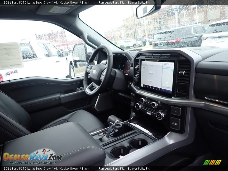 2021 Ford F150 Lariat SuperCrew 4x4 Kodiak Brown / Black Photo #11