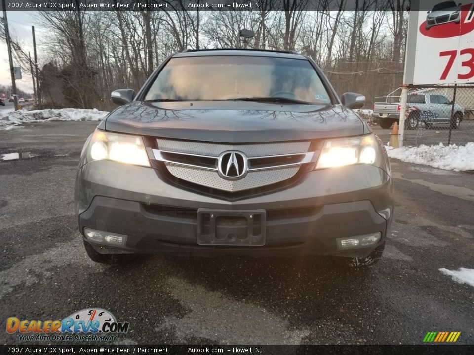 2007 Acura MDX Sport Aspen White Pearl / Parchment Photo #8