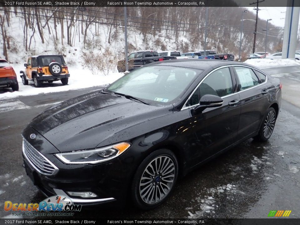 2017 Ford Fusion SE AWD Shadow Black / Ebony Photo #7