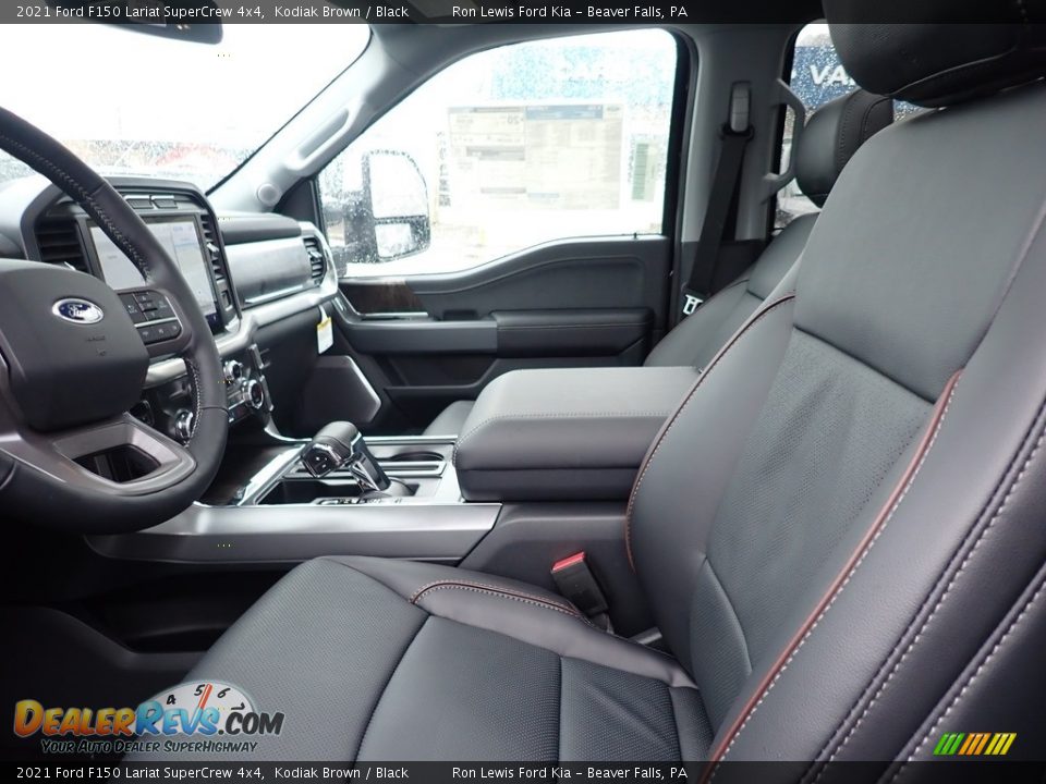 2021 Ford F150 Lariat SuperCrew 4x4 Kodiak Brown / Black Photo #13