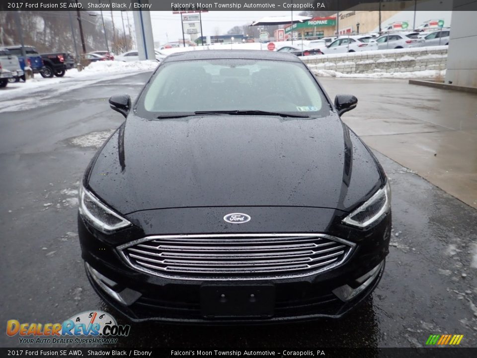 2017 Ford Fusion SE AWD Shadow Black / Ebony Photo #8