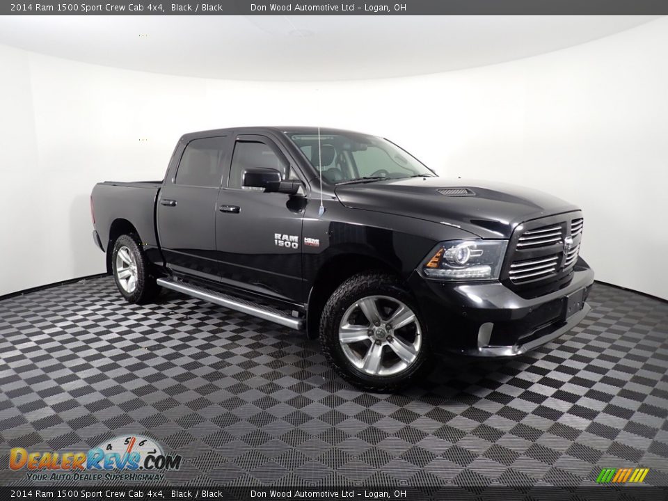 2014 Ram 1500 Sport Crew Cab 4x4 Black / Black Photo #7