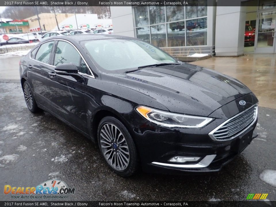 2017 Ford Fusion SE AWD Shadow Black / Ebony Photo #9