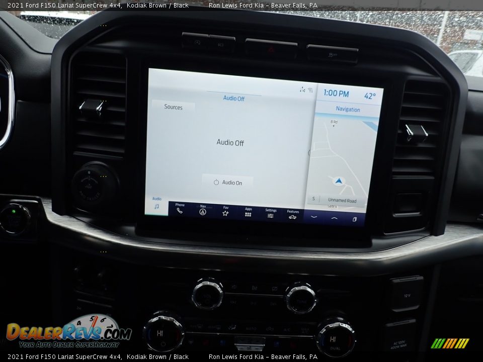 2021 Ford F150 Lariat SuperCrew 4x4 Kodiak Brown / Black Photo #16