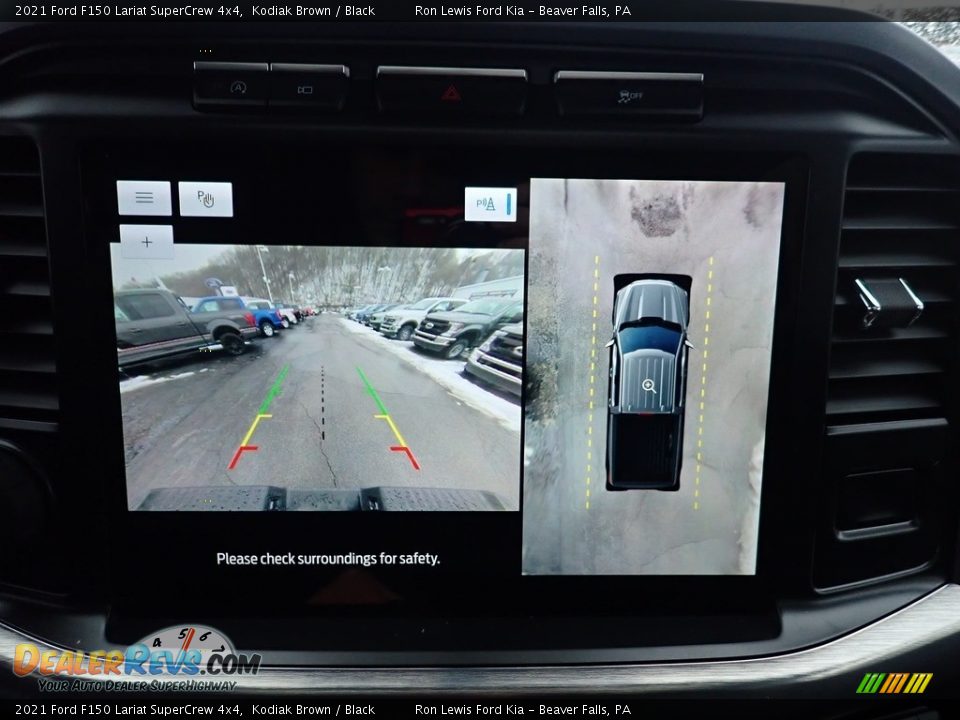 2021 Ford F150 Lariat SuperCrew 4x4 Kodiak Brown / Black Photo #18