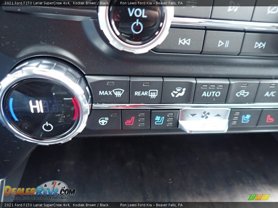 2021 Ford F150 Lariat SuperCrew 4x4 Kodiak Brown / Black Photo #19