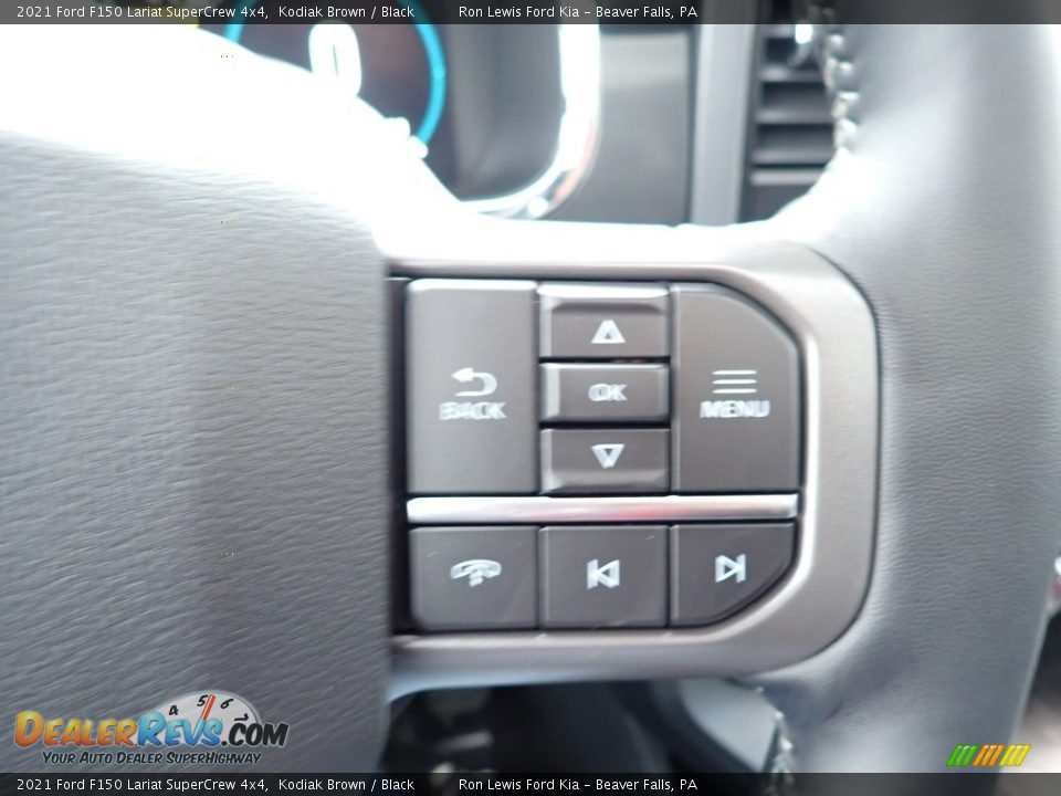 2021 Ford F150 Lariat SuperCrew 4x4 Kodiak Brown / Black Photo #20