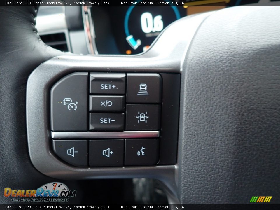 2021 Ford F150 Lariat SuperCrew 4x4 Kodiak Brown / Black Photo #21