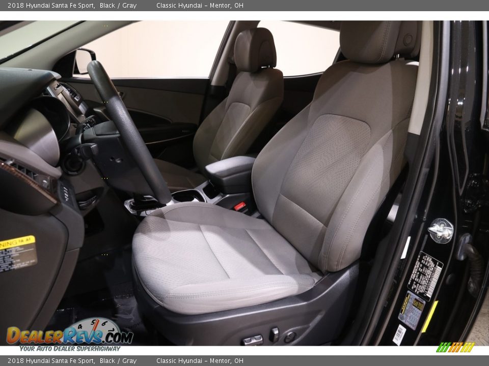 2018 Hyundai Santa Fe Sport Black / Gray Photo #5